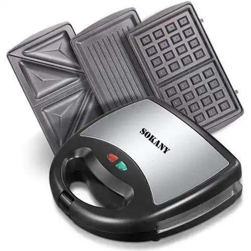 Sokany 3 In 1 Toaster Machine - 750W