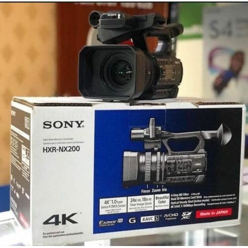 Sony HXR-NX200 4K Camcorder With CMOS R Type 1.0 Sensor
