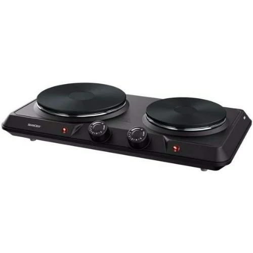 SilverCrest Dual Hotplate - 2500W - Black