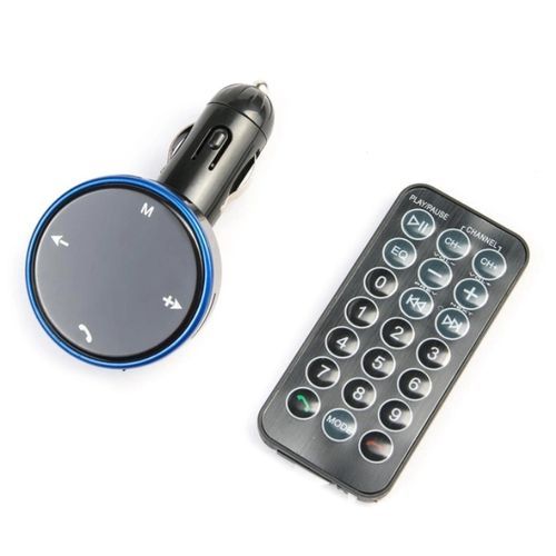 Car Bluetooth Mp3 Player Dual USB Charger FM Transmitter With Remote