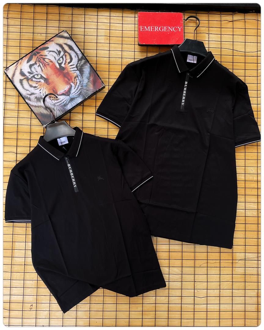 Burberry Black Polo Shirt
