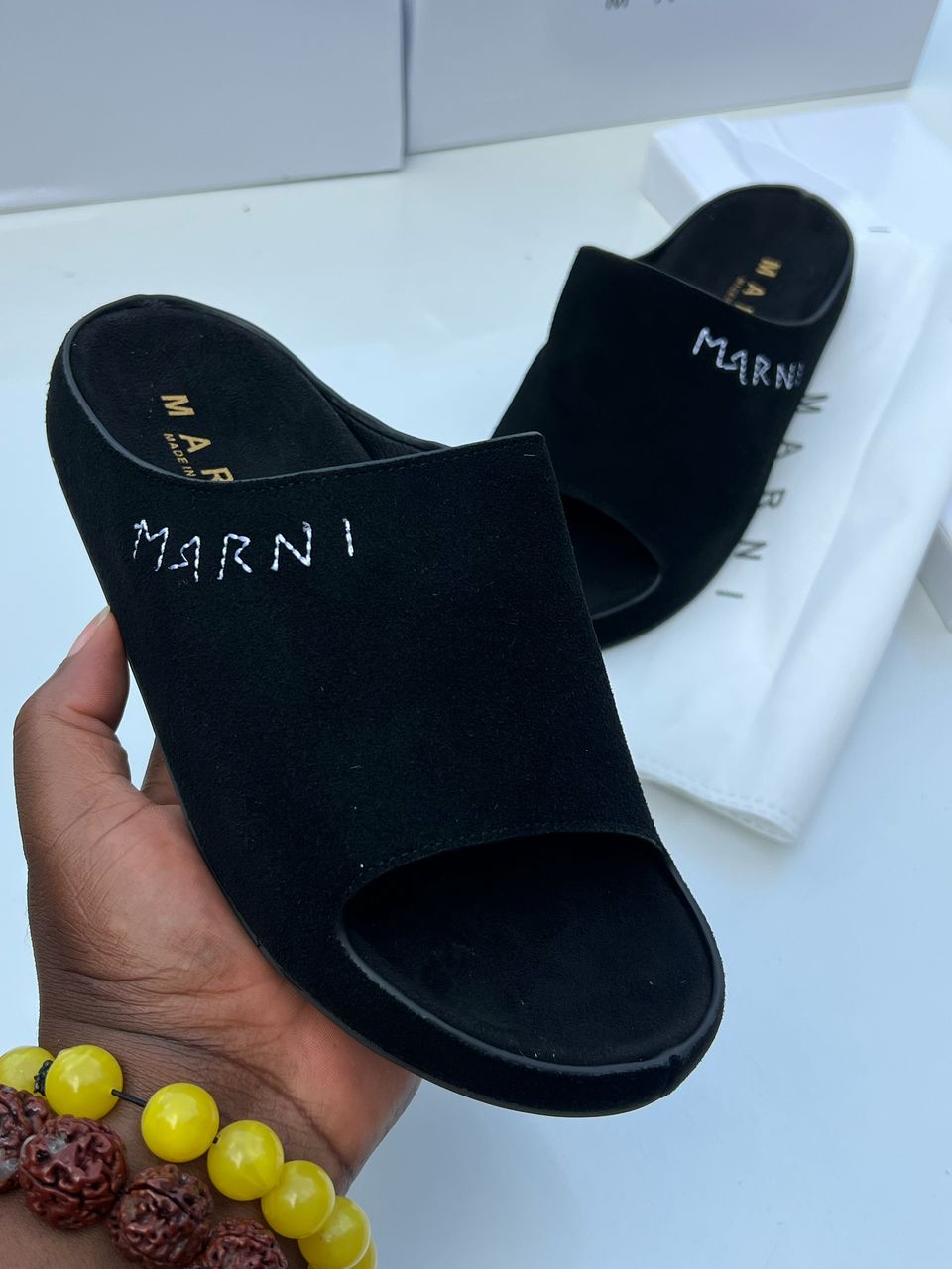 Marni Suede Slipper