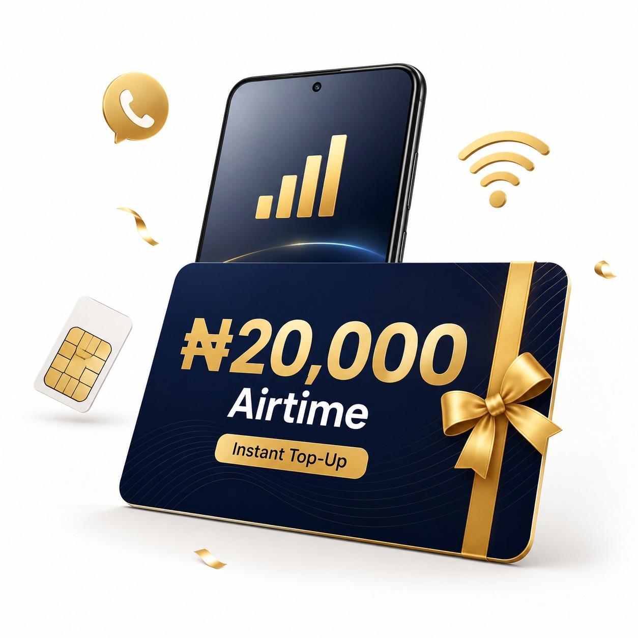 20k Airtime Credit To Registered CarryGo Number