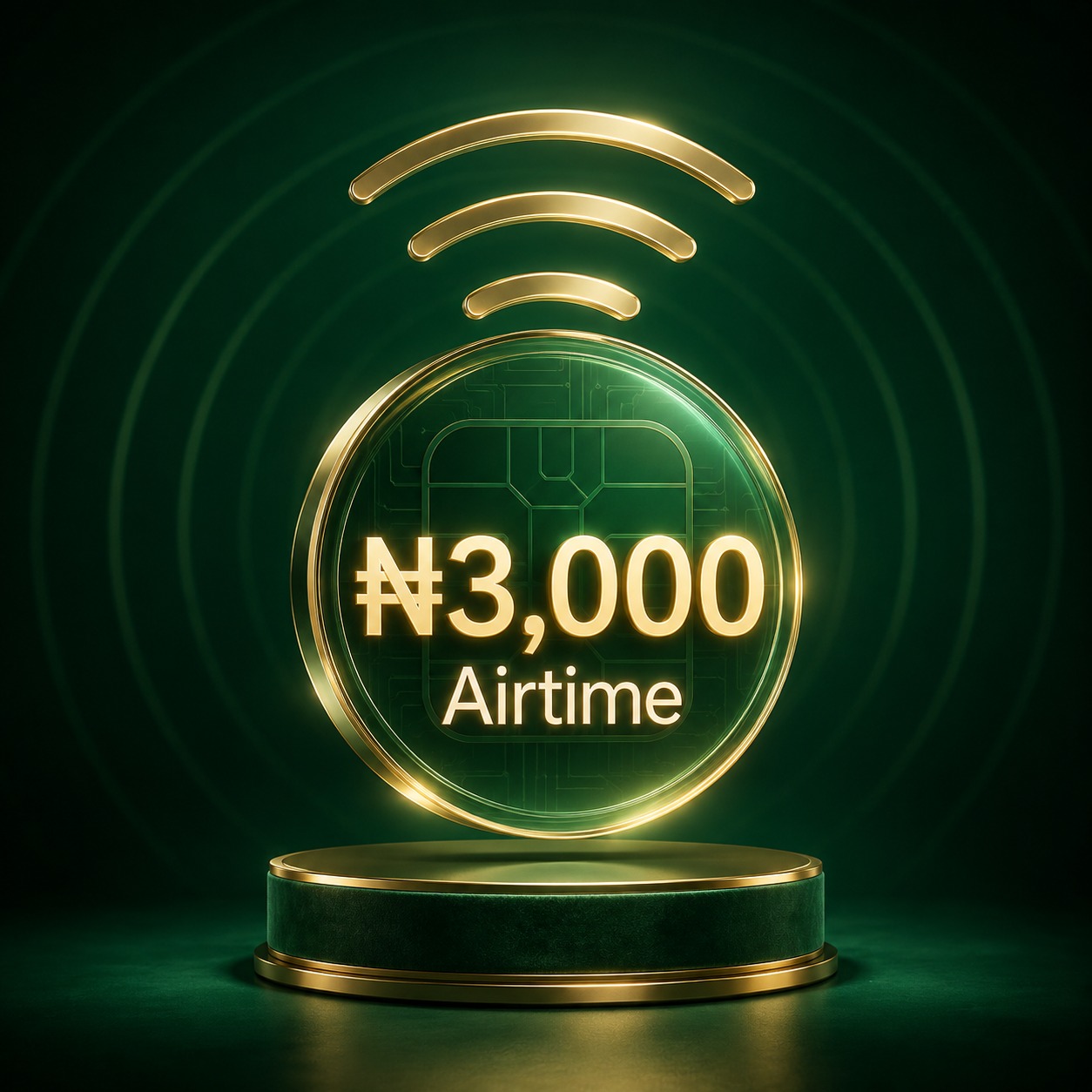 3k Airtime Credit To Registered CarryGo Number